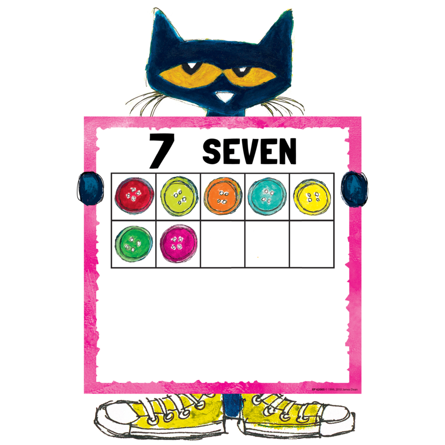 Numbers 0 20 Bulletin Board Pete The Cat
