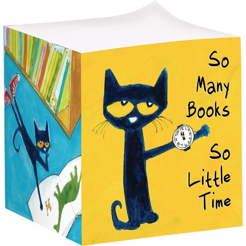Pete the Cat Sticky Note Block