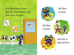 Pete the Kitty's Outdoor Art Project