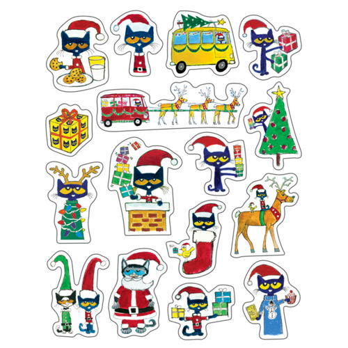 Pete the Cat Christmas Stickers