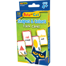 Pete the Cat Shapes and Colors Flash Cards