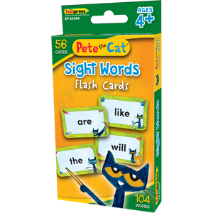 Pete the Cat Sight Word Flash Cards