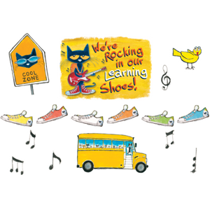 We're Rocking in Our Learning Shoes Bulletin Board Set