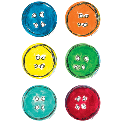 Pete the Cat Groovy Buttons Accents - 36 pack