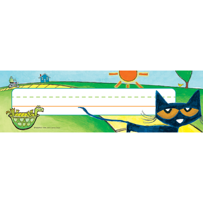 Pete the Cat Nameplates - 36 Count
