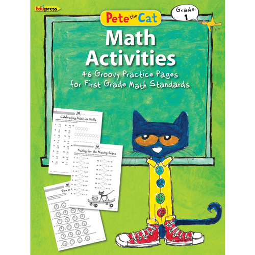 Pete the Cat Math Workbook 1st Grade