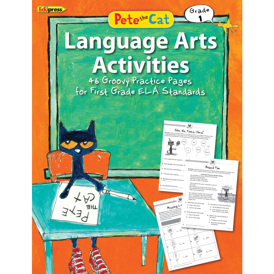Pete the Cat Language Arts Workbook 1st Grade