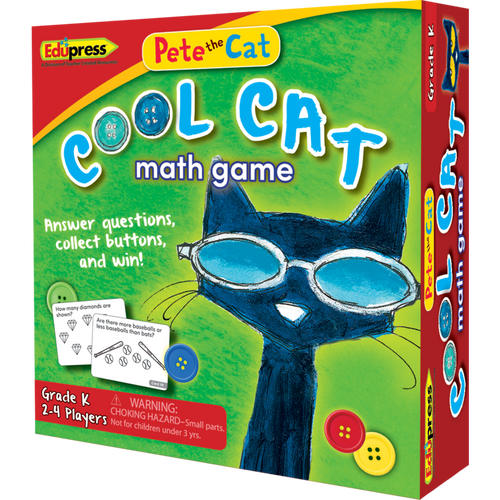 Pete the Cat Cool Cat Math Game Grade K