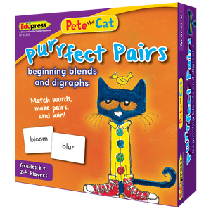 Pete the Cat Purrfect Pairs Game: Beginning Blends & Digraphs