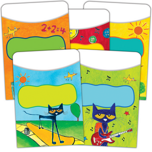 Pete the Cat Library Pockets - 35 pack
