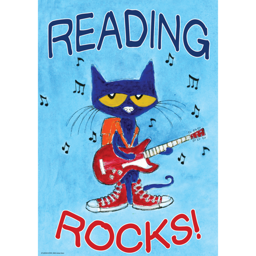 Reading Rocks Positive Poster