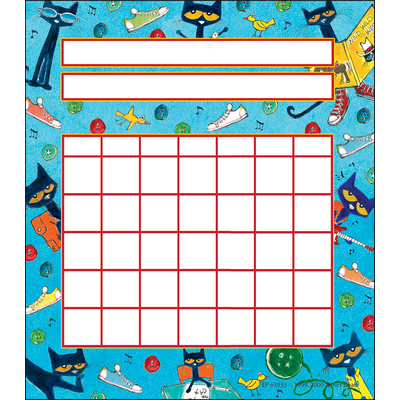 Pete the Cat Incentive Chart - 36 Sheets