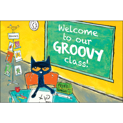 Pete the Cat Welcome To Our Groovy Class Postcards - 30 pack