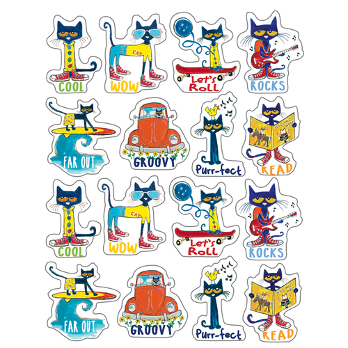 Pete the Cat Sticker Set