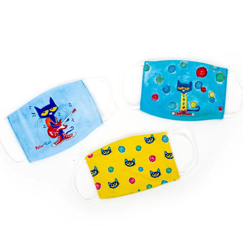 Pete the Cat Kids Face Mask (3-Pack)
