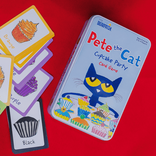 Pete the Cat Cupcake Party Card Game Tin