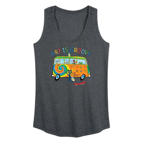 Groovy Bus Tank- Ladies Fit Shirt