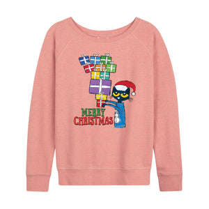 Merry Christmas - Ladies Fit Slouchy Sweater