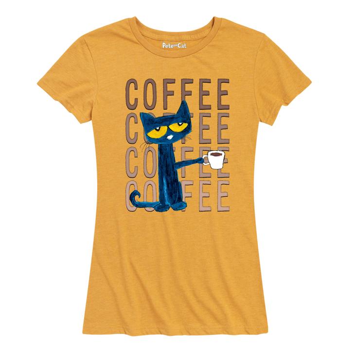 Coffee Coffee Coffee Ladies Shirt- Golden Meadow