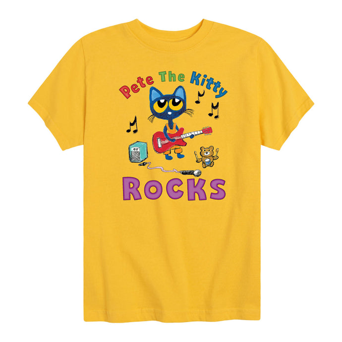 Pete the Kitty Rocks Toddler & Youth shirt