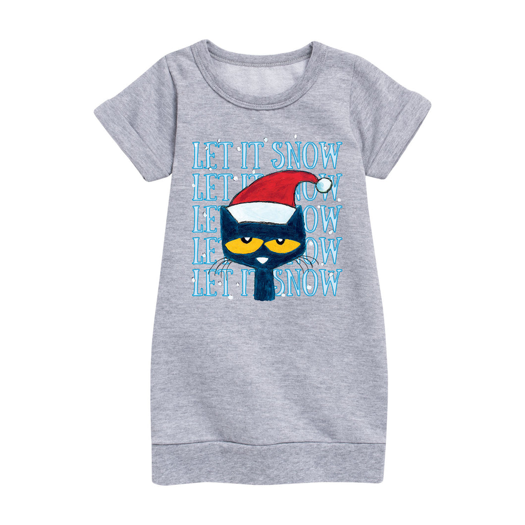 Let It Snow Cozy Holiday Toddler and Youth Dress
