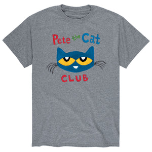 Pete the Cat Club Adult Shirt - Gray