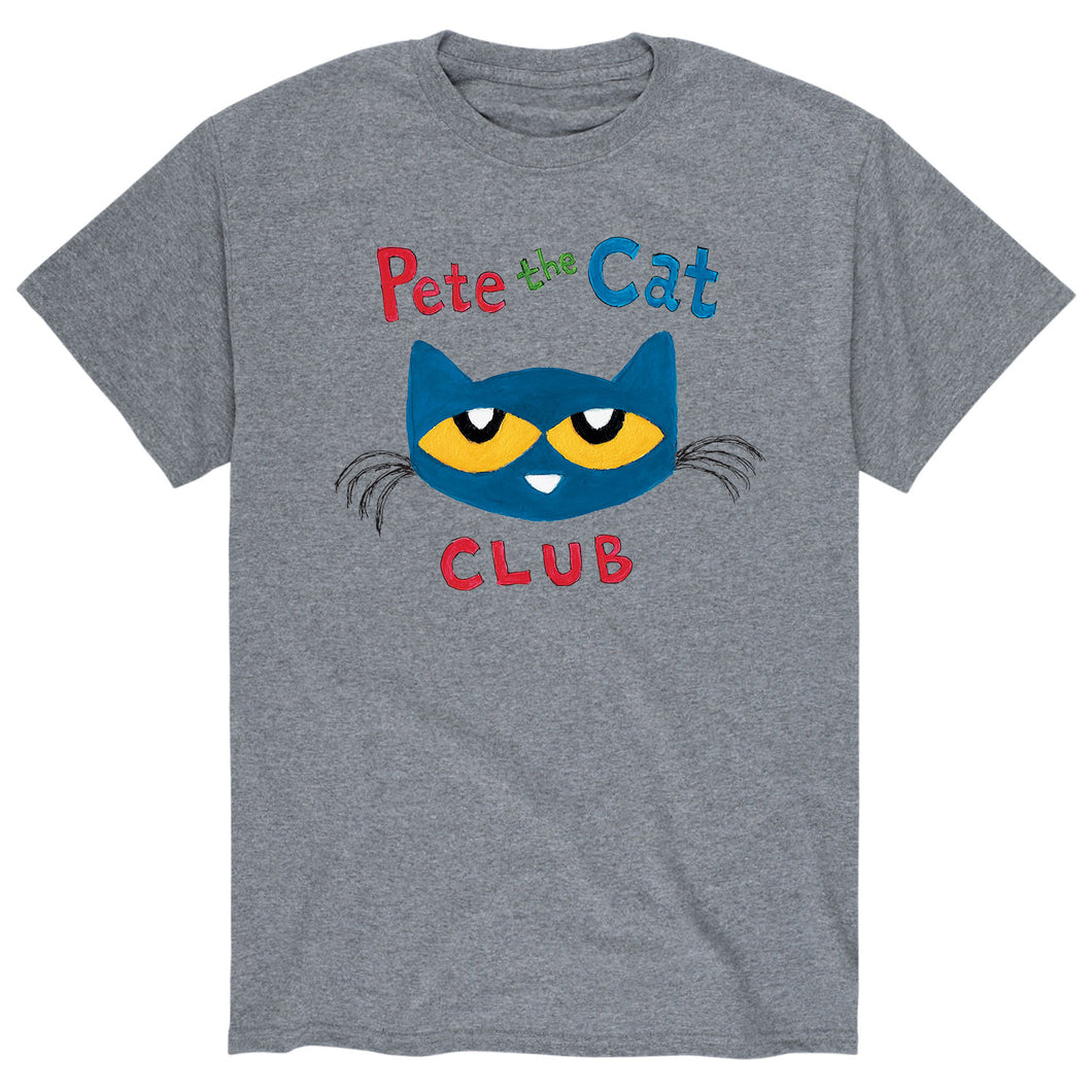 Pete the Cat Club Adult Shirt - Gray