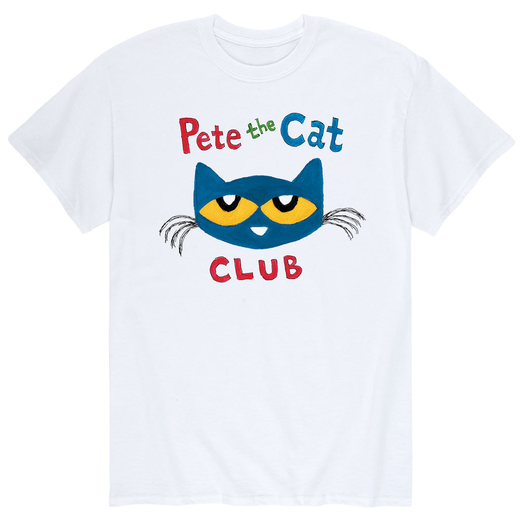 Pete the Cat Club Adult Shirt - White